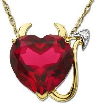 XPY-14k-Yellow-Gold-Created-Ruby-Heart-Devil-Pendant-Diamond-Accent